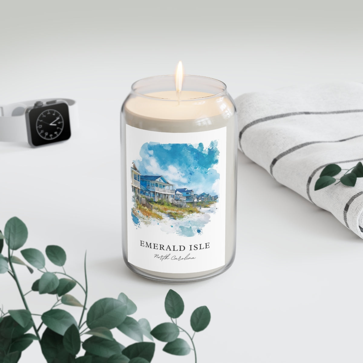 Emerald Isle, North Carolina scented soy candle
