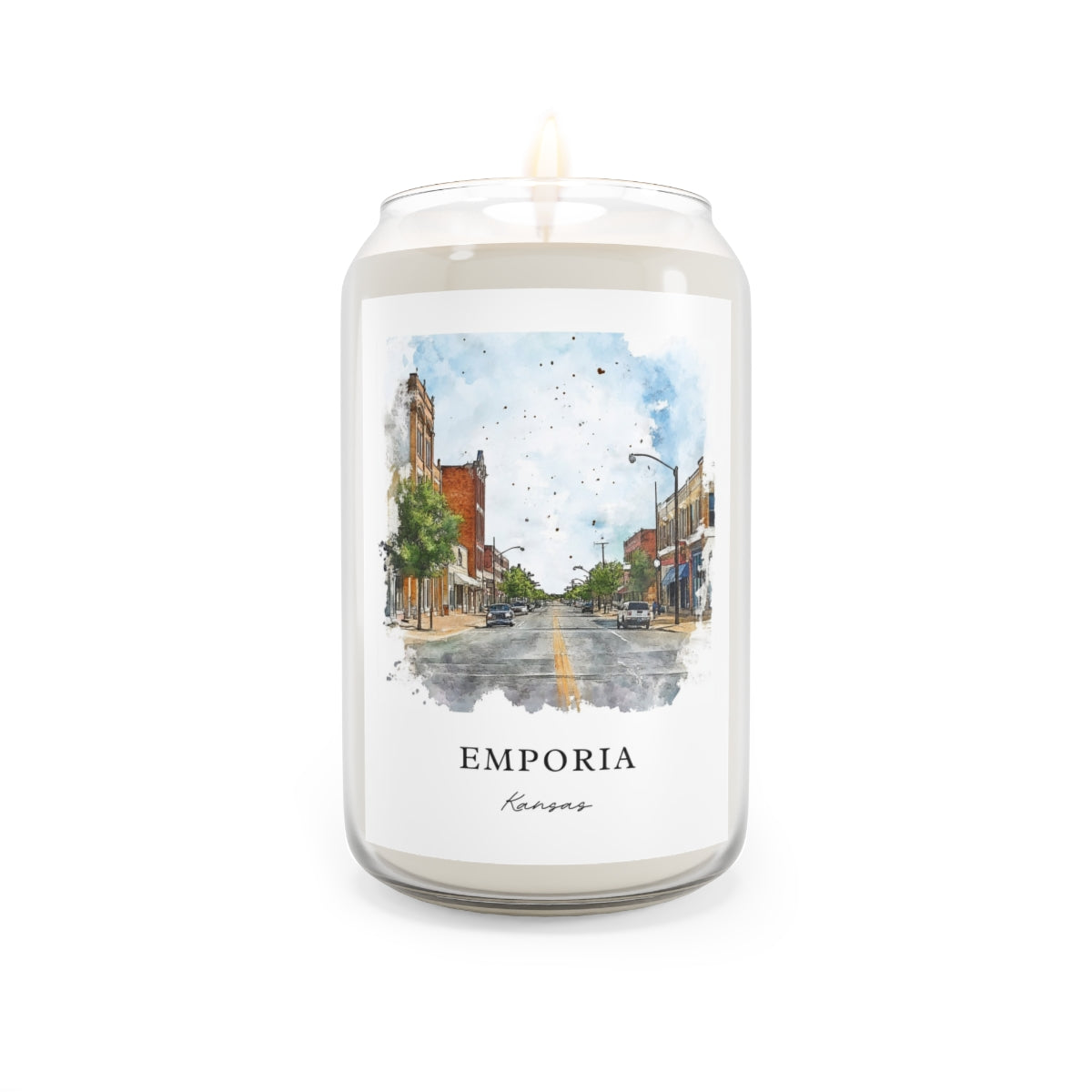 Emporia, Kansas scented soy candle