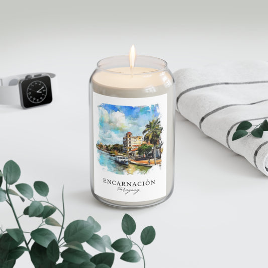 Encarnación, Paraguay scented soy candle