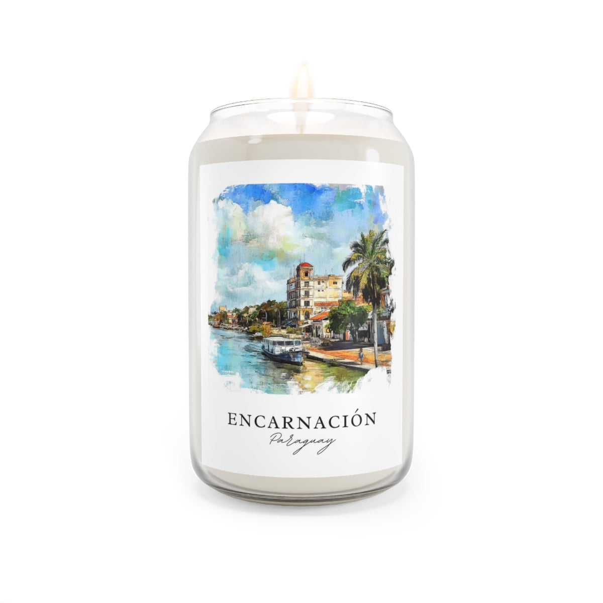 Encarnación, Paraguay scented soy candle
