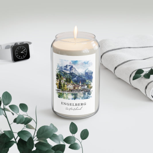 Engelberg, Switzerland scented soy candle