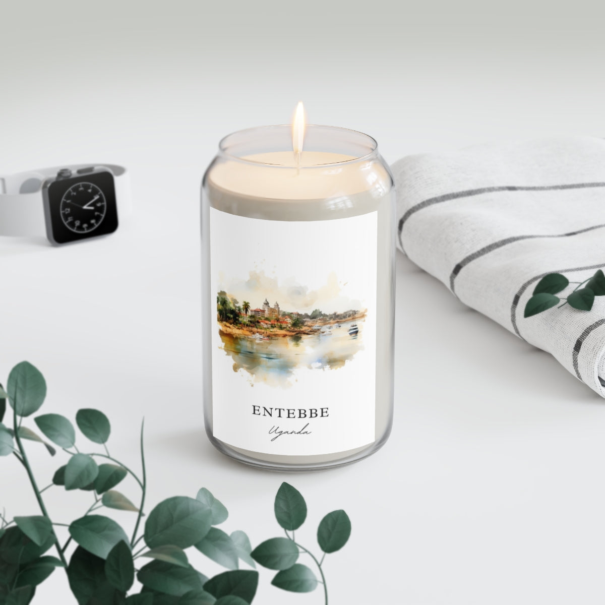 Entebbe, Uganda scented soy candle