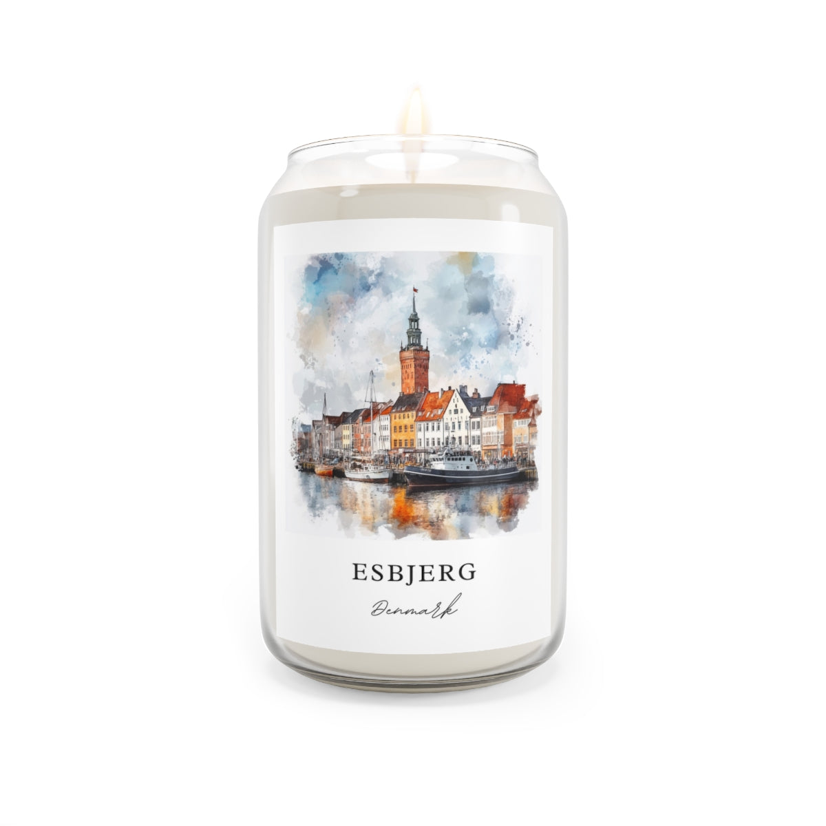 Esbjerg, Denmark scented soy candle