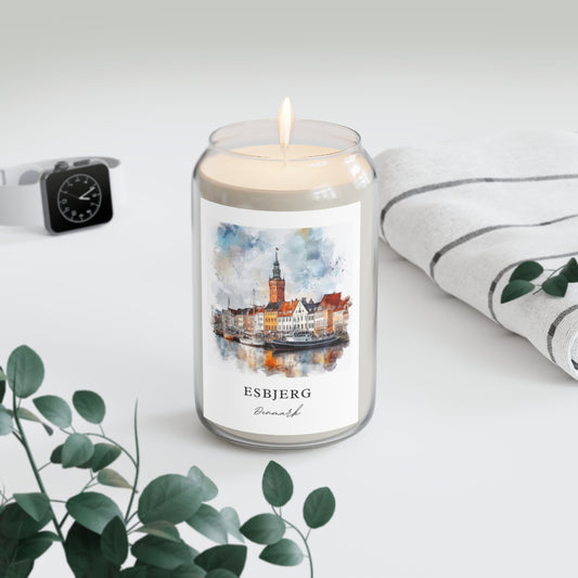 Esbjerg, Denmark scented soy candle