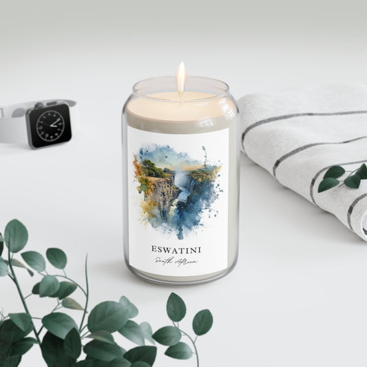 Eswatini, South Africa scented soy candle