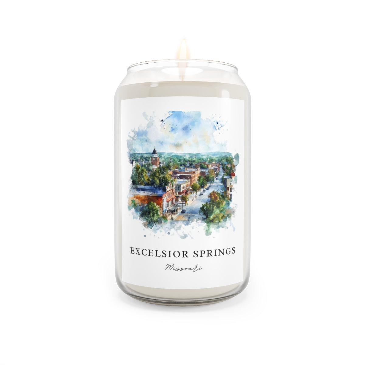 Excelsior Springs, Missouri scented soy candle