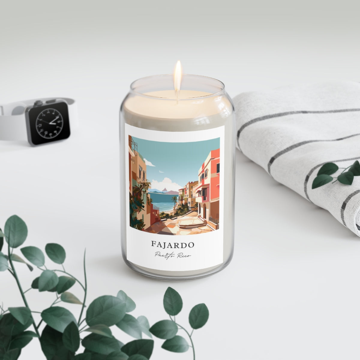 Fajardo, Puerto Rico scented soy candle