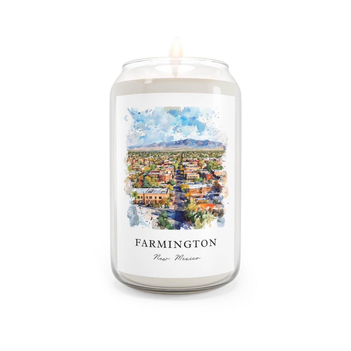 Farmington, New Mexico scented soy candle