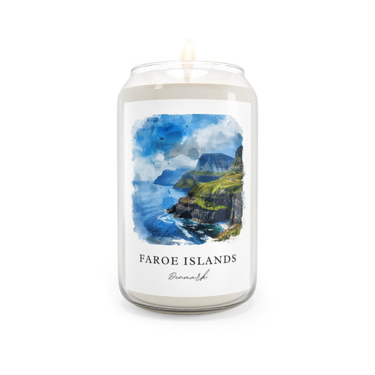 Faroe Islands, Denmark scented soy candle