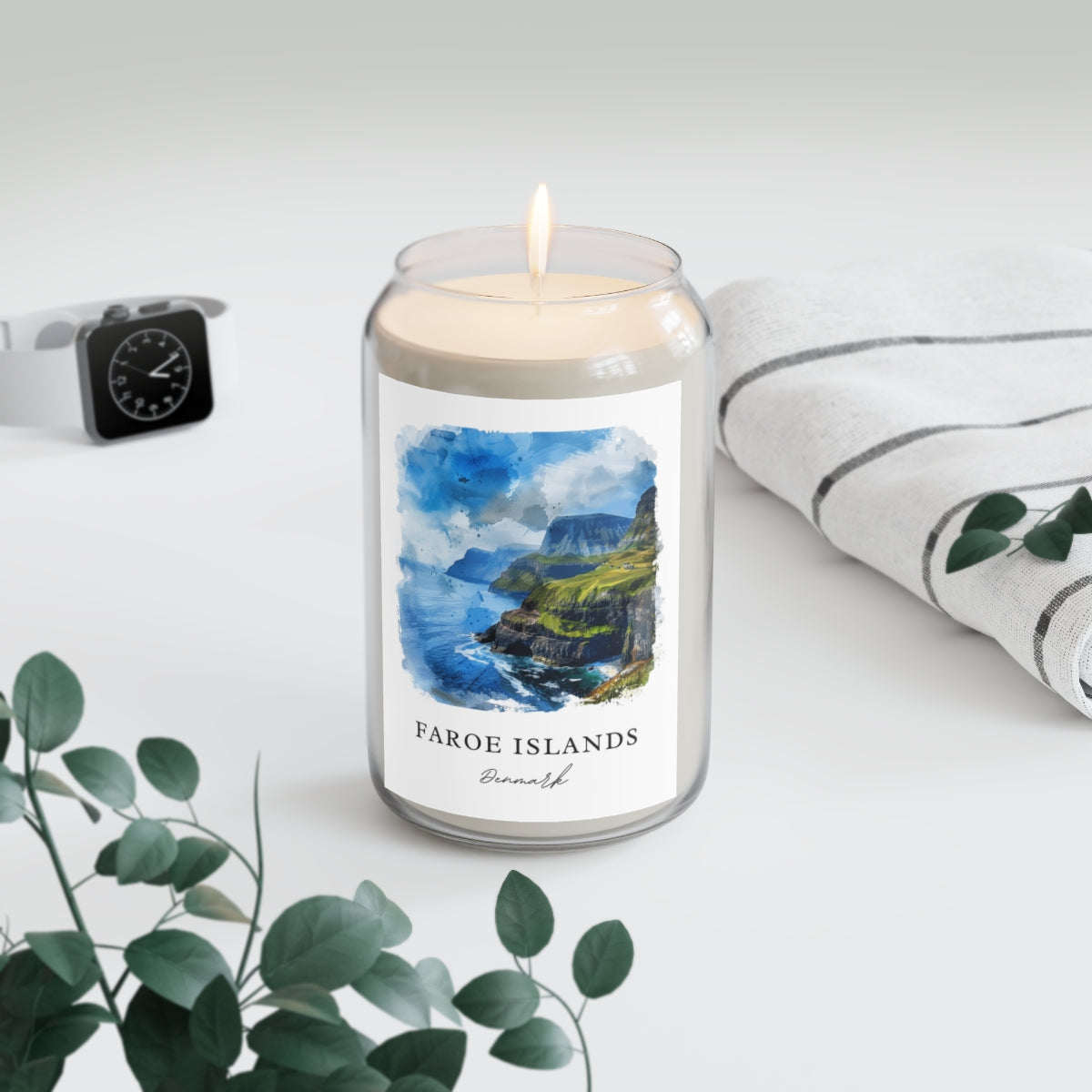 Faroe Islands, Denmark scented soy candle