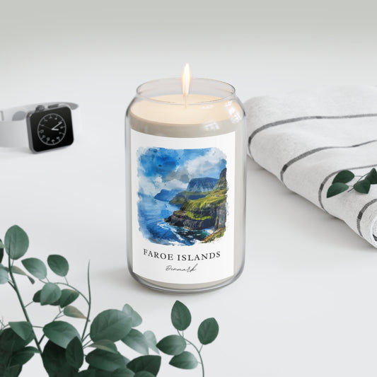 Faroe Islands, Denmark scented soy candle