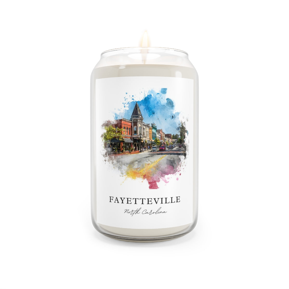 Fayetteville, North Carolina scented soy candle