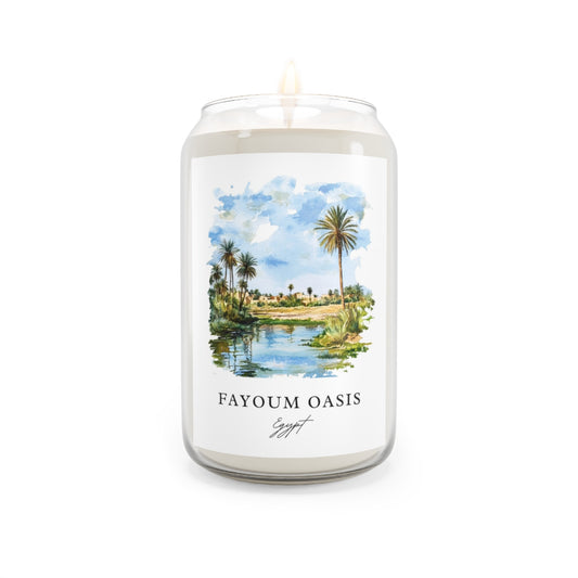 Fayoum Oasis, Egypt scented soy candle