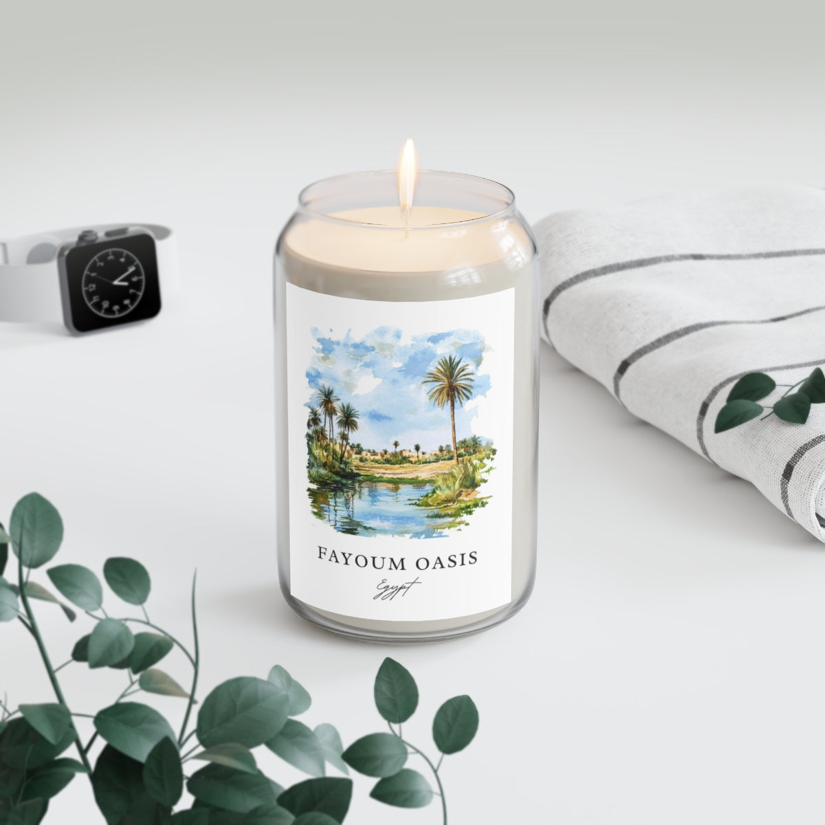 Fayoum Oasis, Egypt scented soy candle
