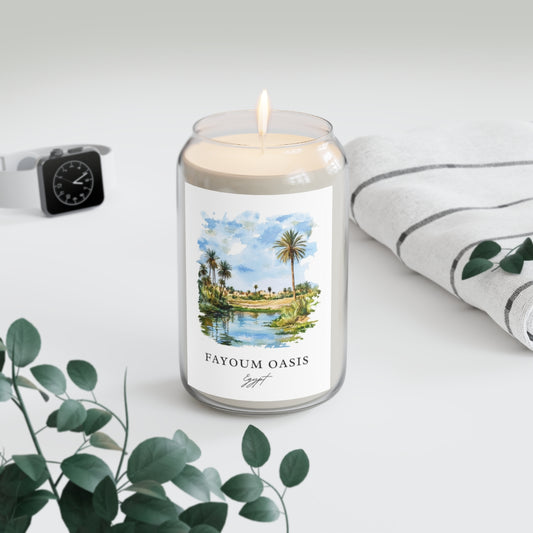 Fayoum Oasis, Egypt scented soy candle