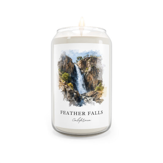 Feather Falls, California scented soy candle