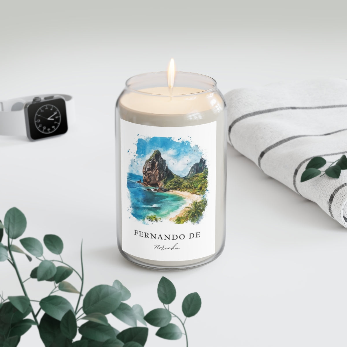 Fernando De, Noronha scented soy candle