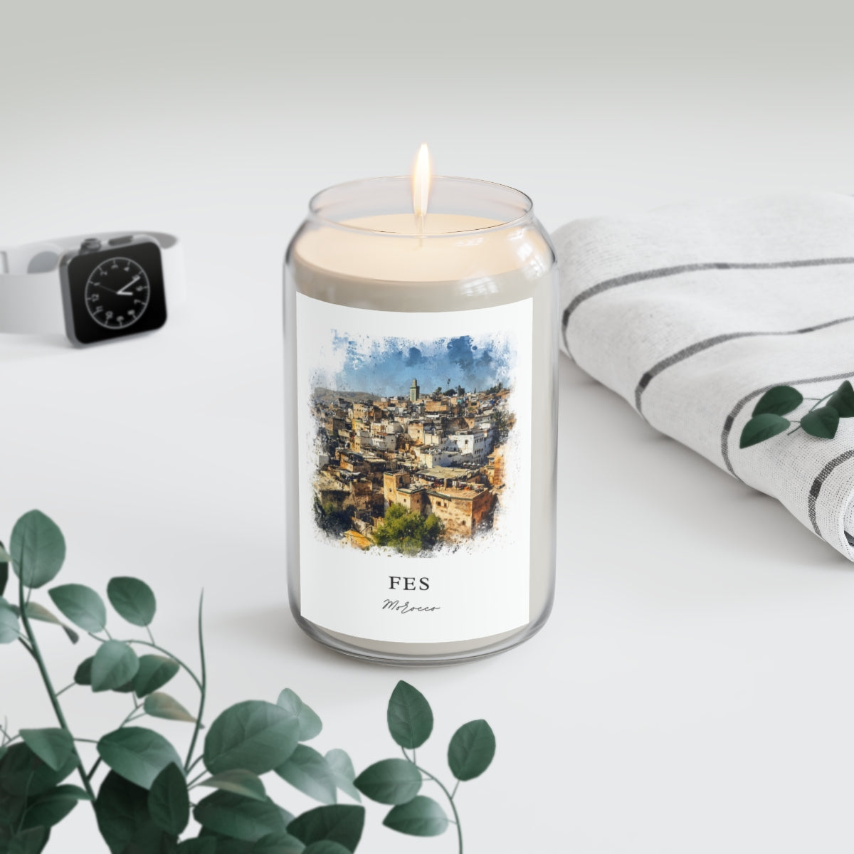 Fes, Morocco scented soy candle
