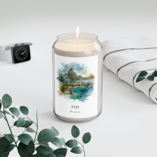 Fiji, Oceania scented soy candle