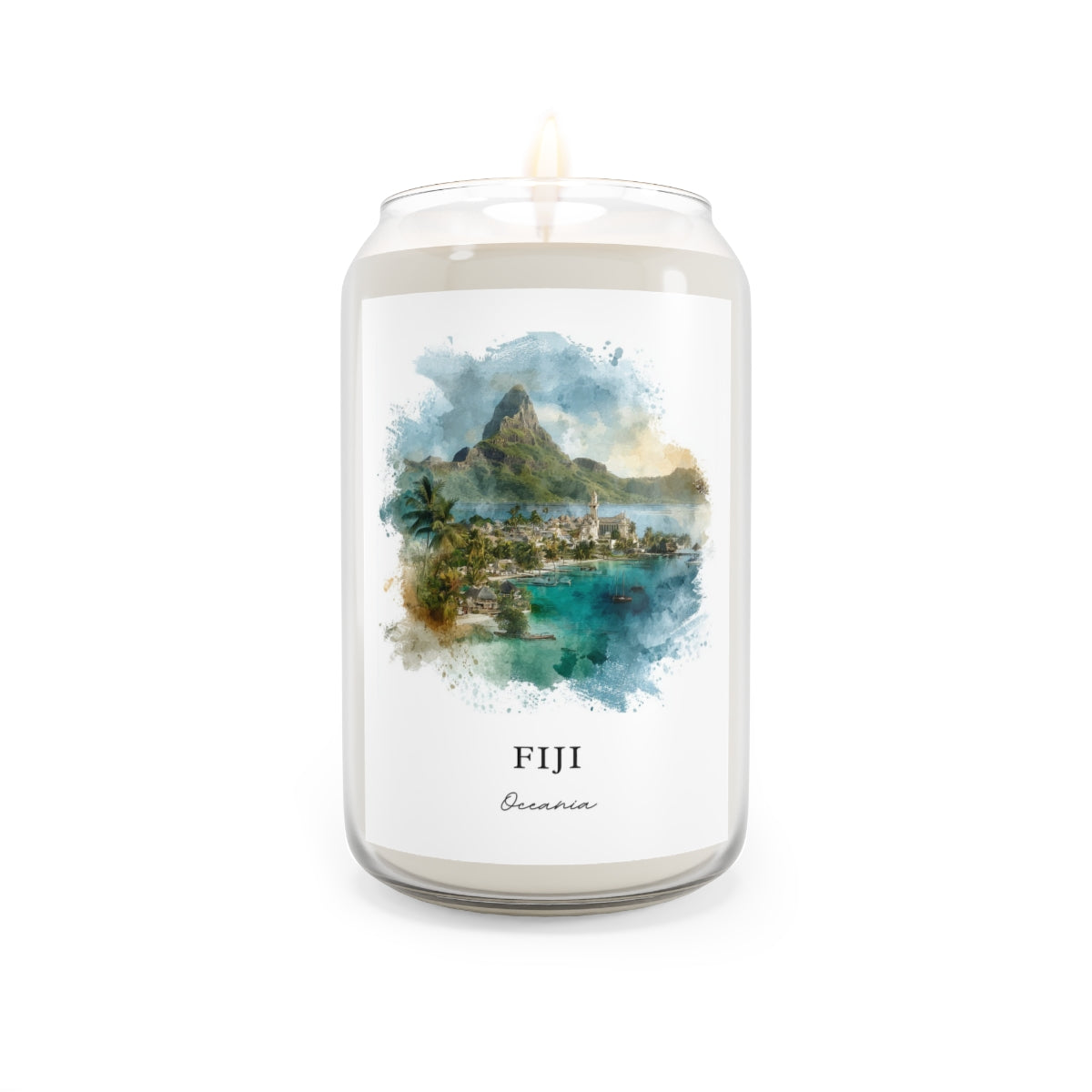 Fiji, Oceania scented soy candle
