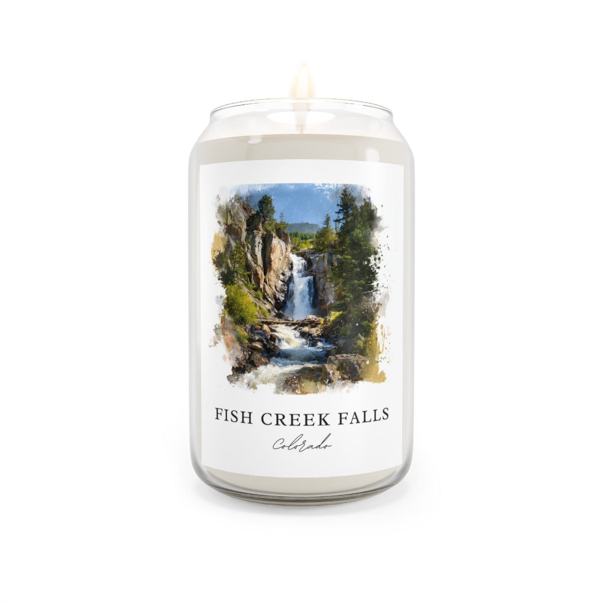 Fish Creek Falls, Colorado scented soy candle