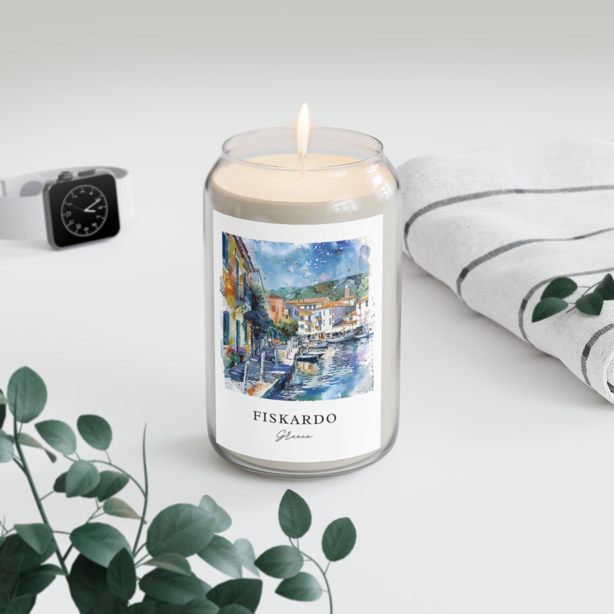 Fiskardo, Greece scented soy candle