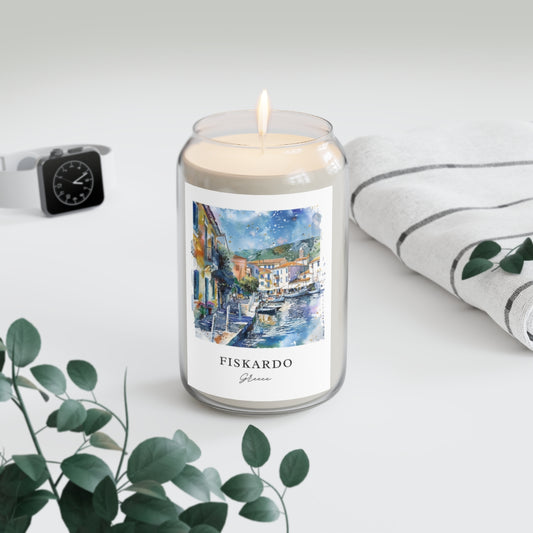 Fiskardo, Greece scented soy candle