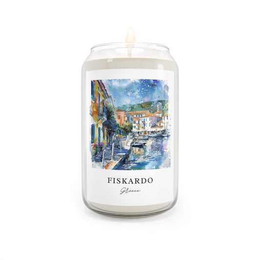Fiskardo, Greece scented soy candle