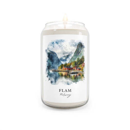 Flam, Norway scented soy candle