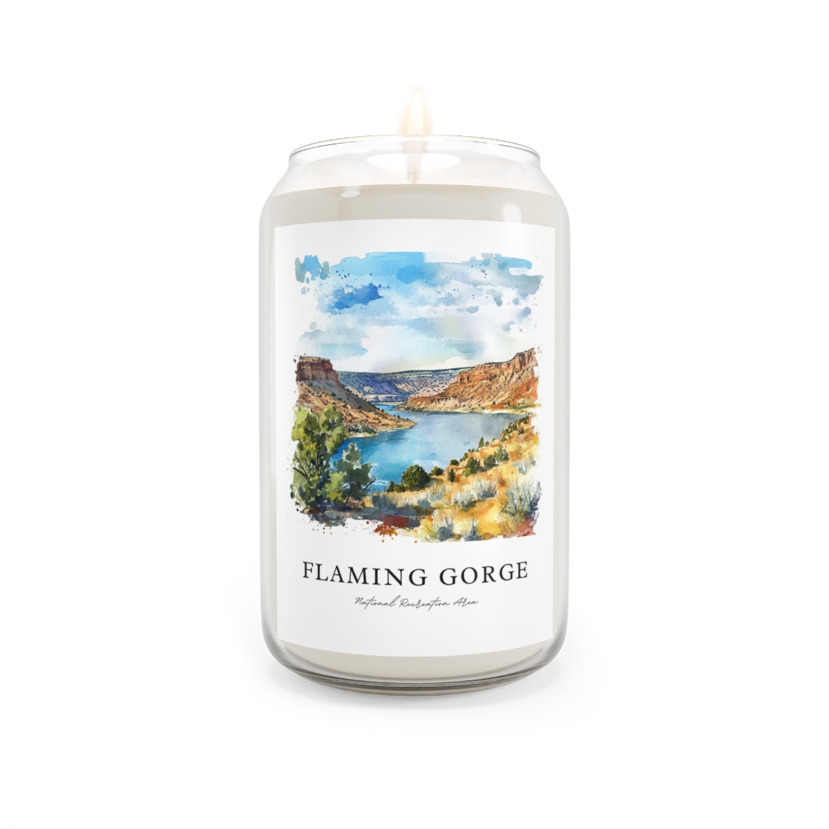 Flaming Gorge, National Recreation Area scented soy candle