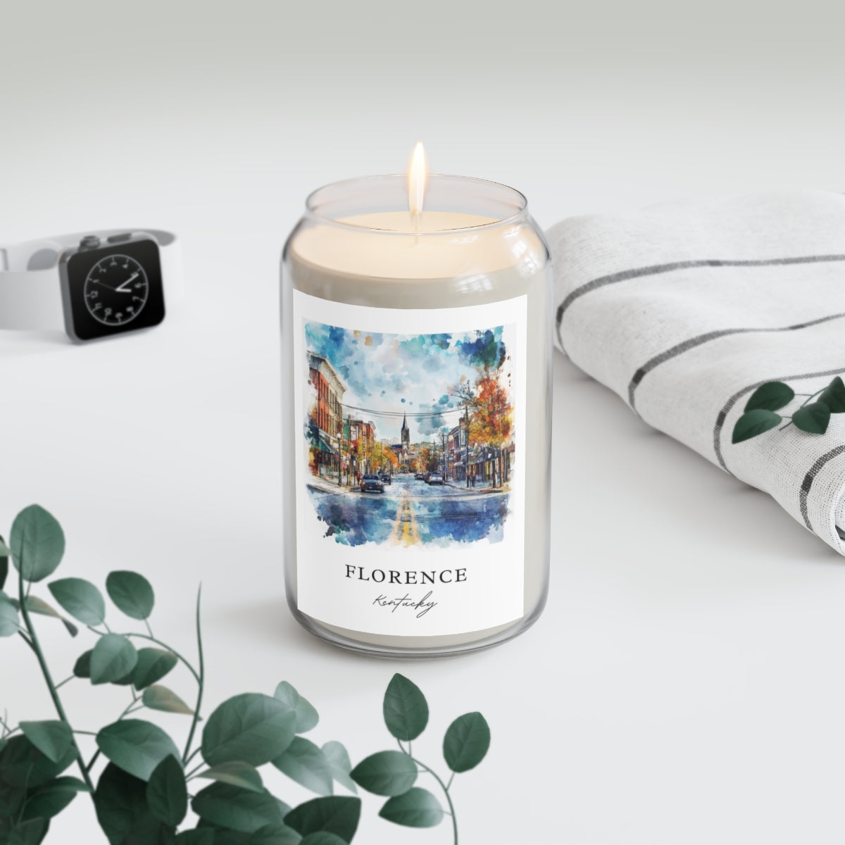 Florence, Kentucky scented soy candle