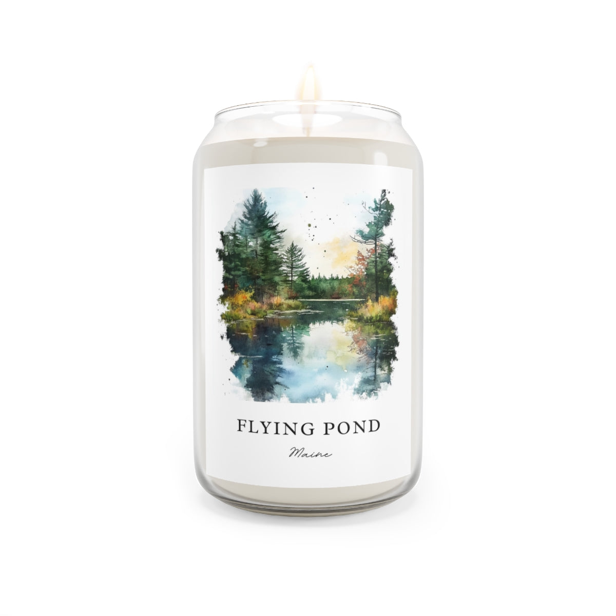 Flying Pond, Maine scented soy candle
