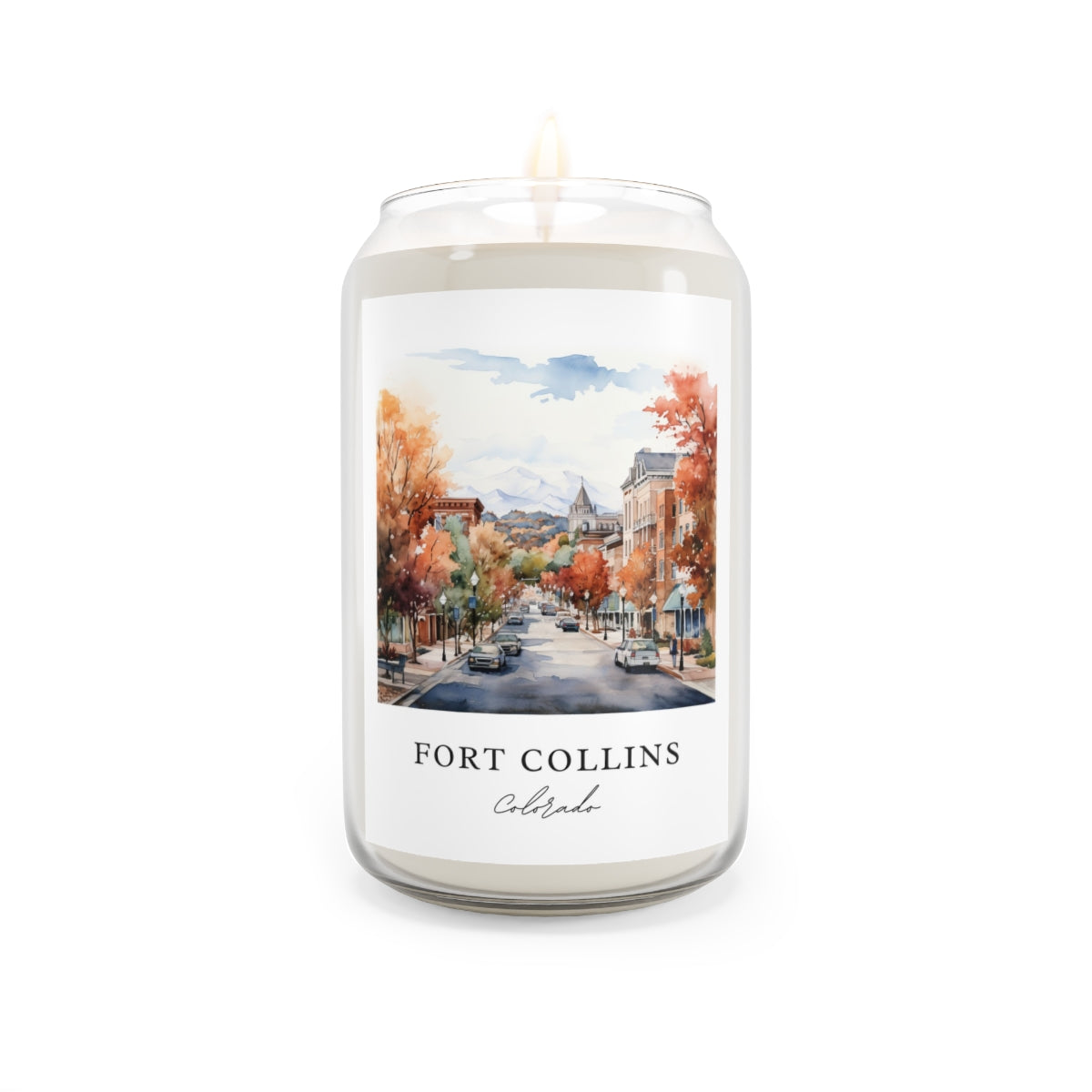 Fort Collins, Colorado scented soy candle