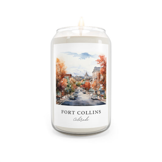 Fort Collins, Colorado scented soy candle