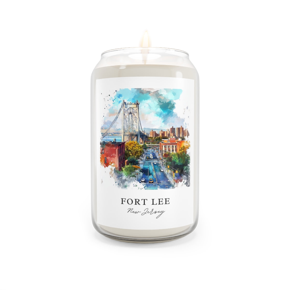 Fort Lee, New Jersey scented soy candle
