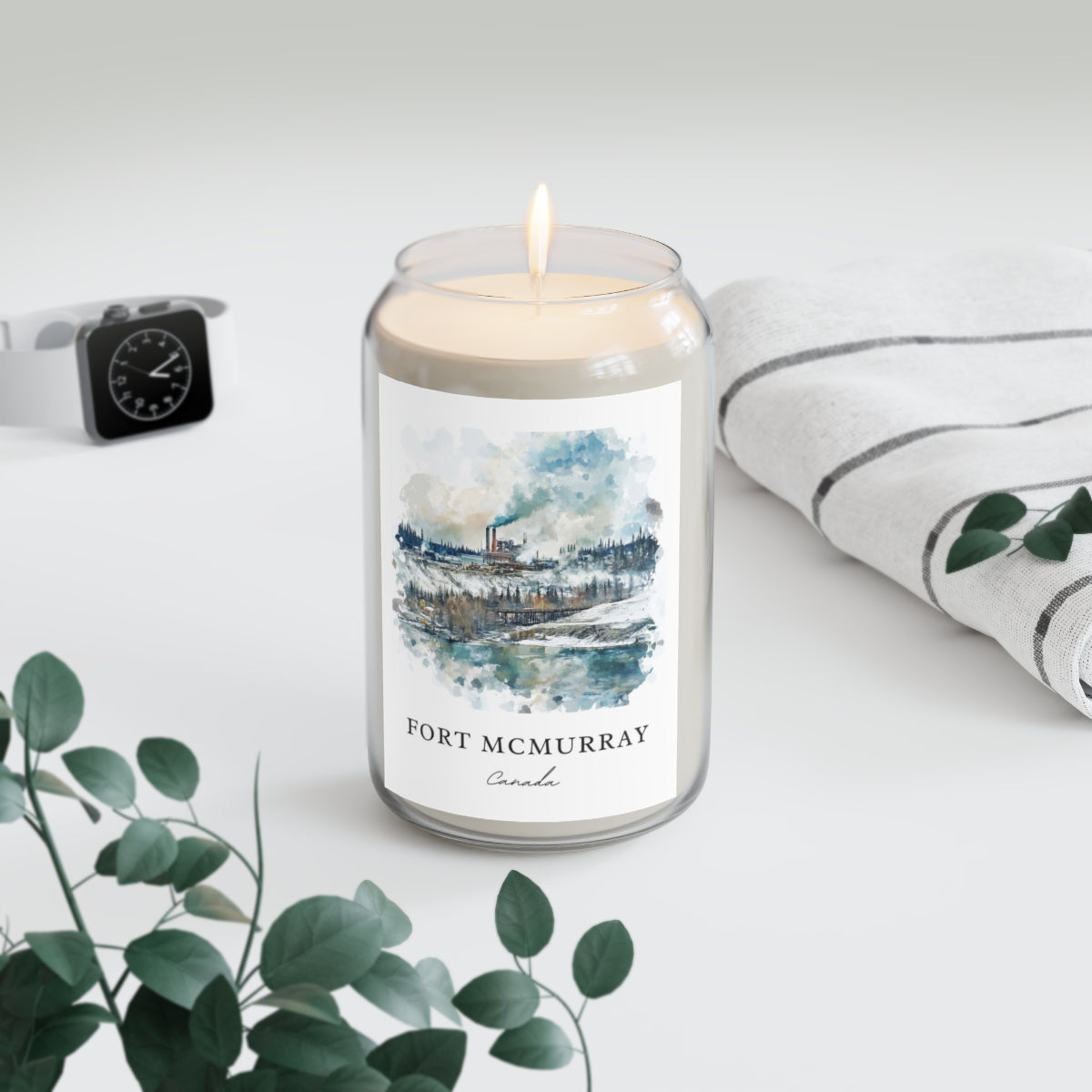 Fort Mcmurray, Canada scented soy candle