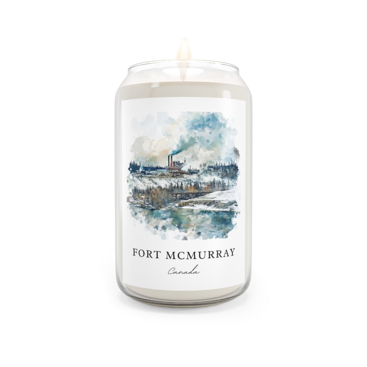 Fort Mcmurray, Canada scented soy candle