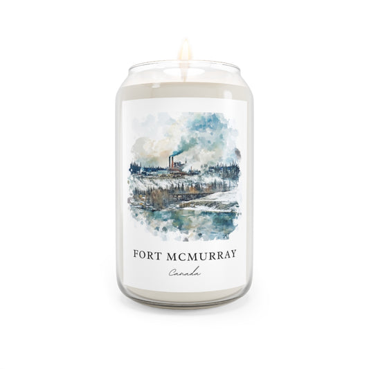 Fort Mcmurray, Canada scented soy candle