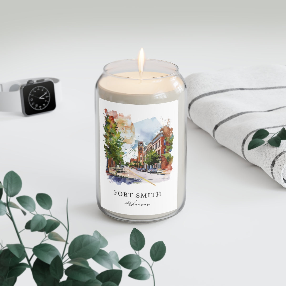 Fort Smith, Arkansas scented soy candle