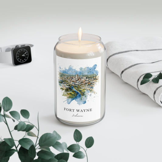 Fort Wayne, Indiana scented soy candle