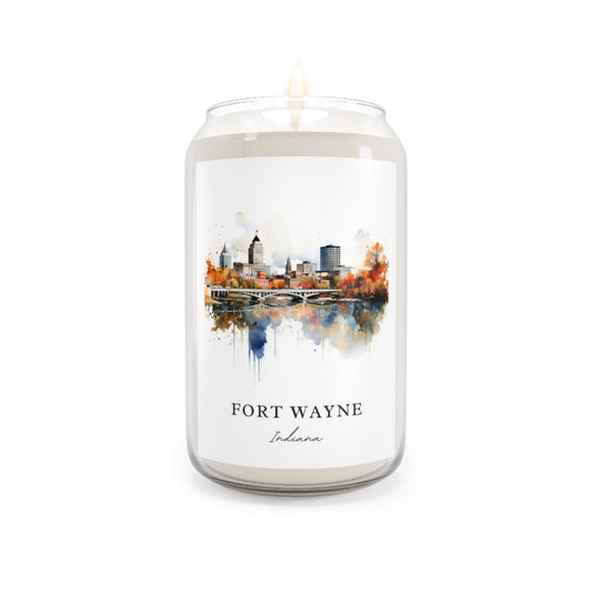 Fort Wayne, Indiana scented soy candle