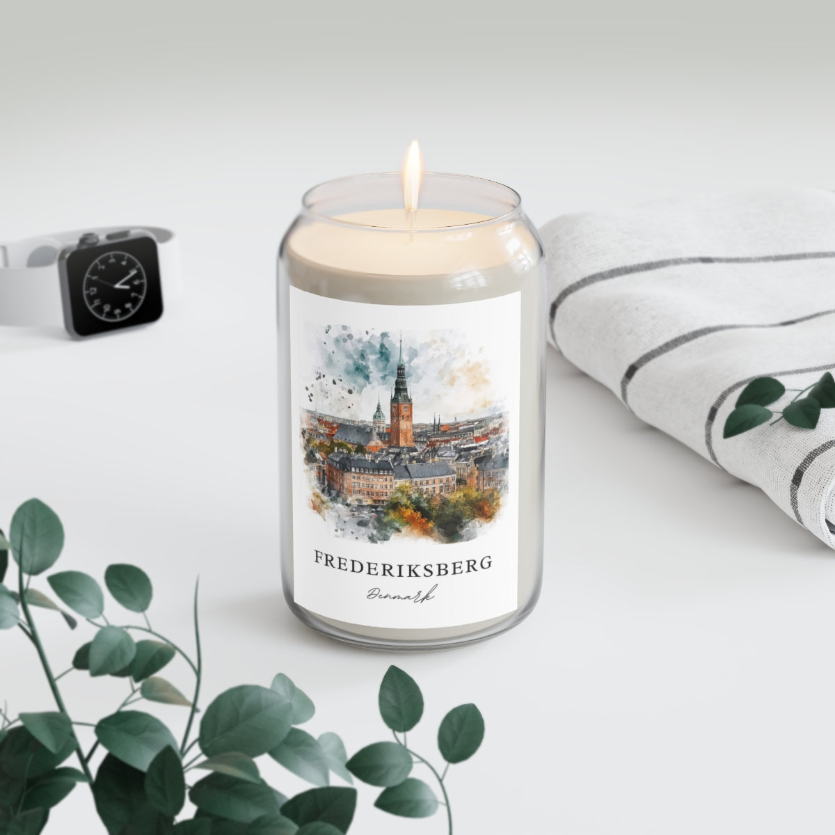 Frederiksberg, Denmark scented soy candle