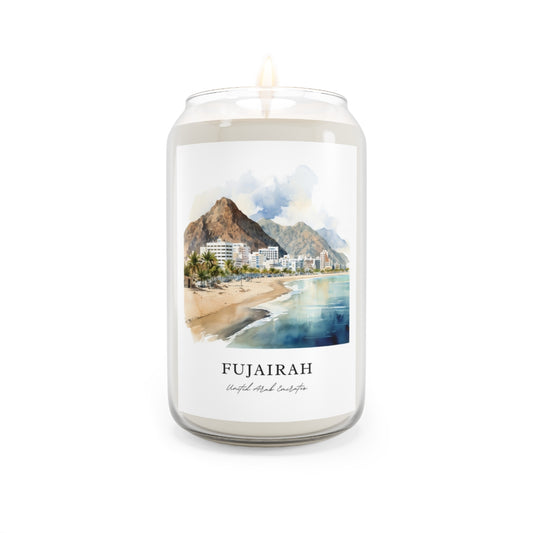 Fujairah, United Arab Emirates scented soy candle