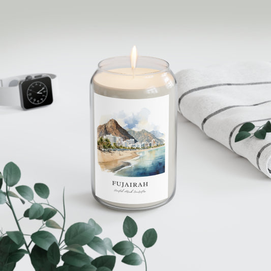 Fujairah, United Arab Emirates scented soy candle