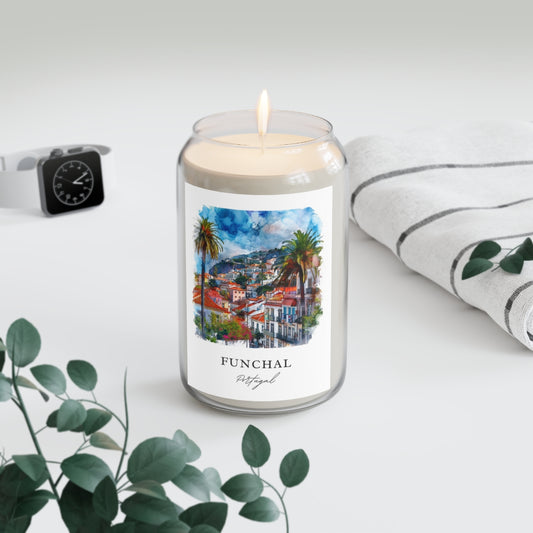 Funchal, Portugal scented soy candle