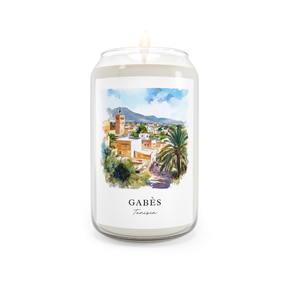 Gabès, Tunisia scented soy candle