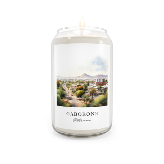 Gaborone, Botswana scented soy candle