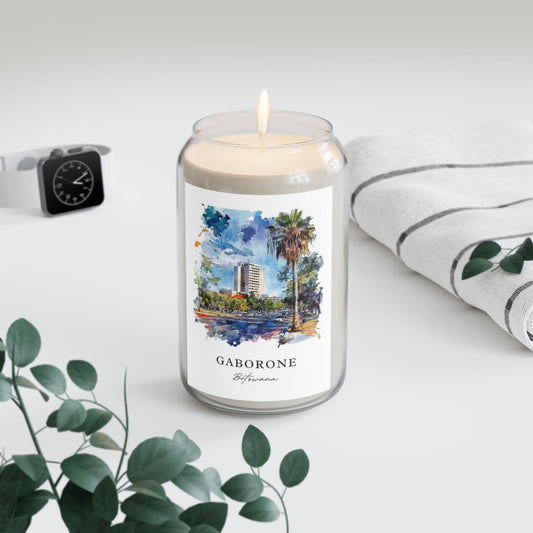 Gaborone, Botswana scented soy candle