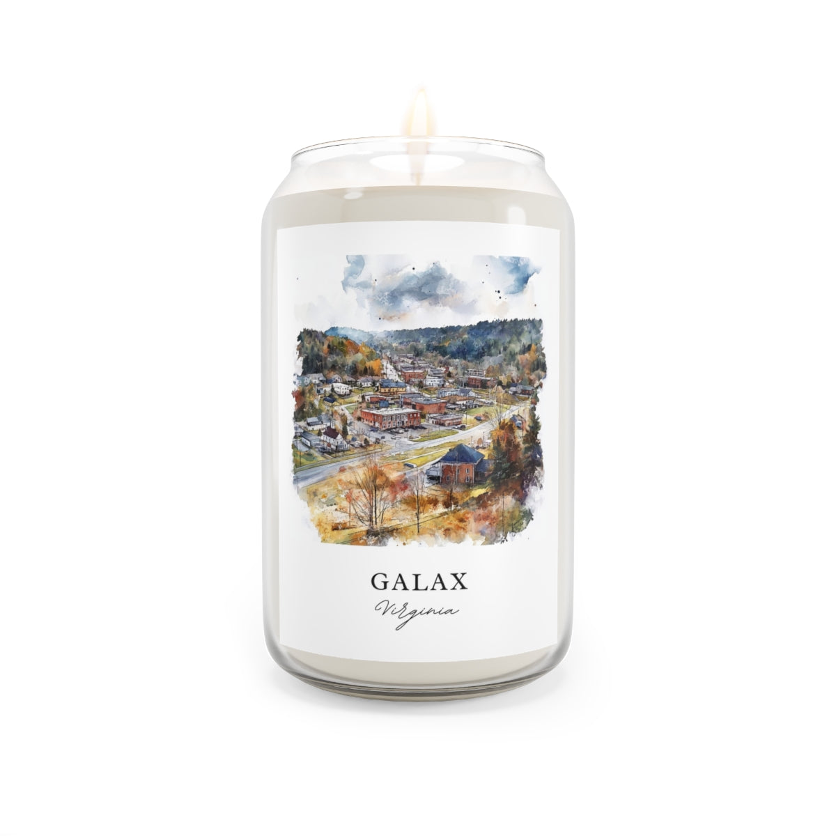 Galax, Virginia scented soy candle