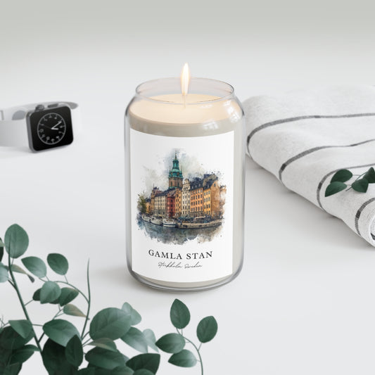 Gamla Stan, Stockholm Sweden scented soy candle